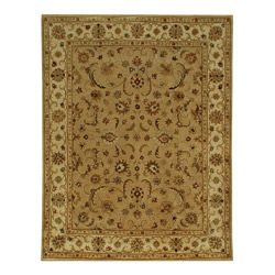 Hand tufted Sand/ Gold Wool Rug (8 X 11)