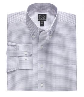 Traveler Patterned Poplin Buttondown Collar Sportshirt by JoS. A. Bank Mens Dre