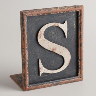 S Letter Bookend   World Market