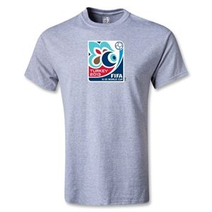 FIFA U 20 World Cup Turkey 2013 Emblem T Shirt (Gray)