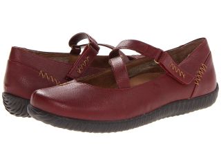 VIONIC with Orthaheel Technology Myla Asymmetrical Flat Womens Shoes (Burgundy)