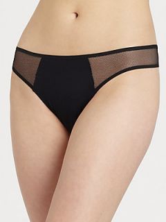 Cosabella Queen of Spades Low Rise Thong   Black