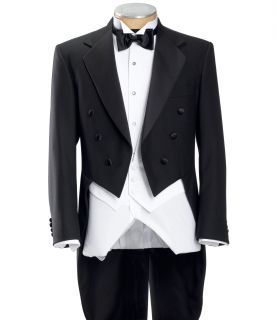 Black Tails Coat Tuxedo Jacket  Sizes 48 52 JoS. A. Bank Mens Suit