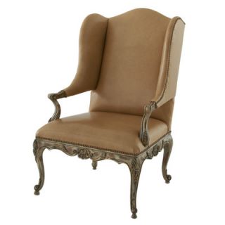 Massoud Furniture Echo Grain Leather Chair L553  chair in echo taupe