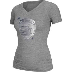 Sporting Kansas City adidas MLS Womens Tri Blend T Shirt