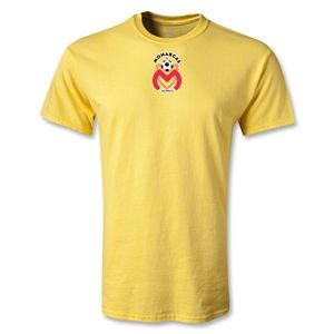 Euro 2012   Morelia Monarcas Small Logo T Shirt (Yellow)