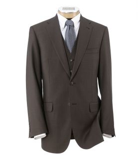 Joseph 2 Button Wool Vested Suit with Pleated Front Trousers JoS. A. Bank Mens