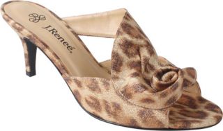 Womens J. Renee Joslin   Cheetah Satin Ornamented Shoes