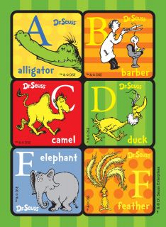 Dr. Seuss ABC   Sticker Sheets