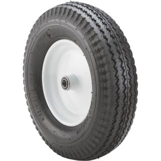 Marathon Tires Pneumatic, Heavy Duty Wheelbarrow Tire   3/4 Inch Bore, 4.80/4.