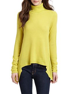 Asymmetrical Cashmere Turtleneck Sweater