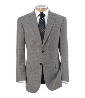 Signature 2 Button Wool Pattern Suit with Pleated Trousers Regal Fit JoS. A. Ban