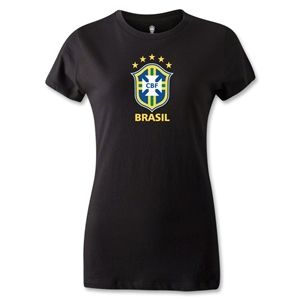 hidden Brazil Womens T Shirt (Black)