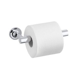 Kohler Purist Polished Chrome Pivoting Toilet Tissue Holder (Polished chrome Dimensions 1.875 inches high x 8.188 inches long x 3.75 inches deep Assembly required )