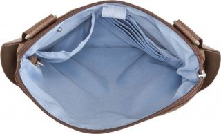 Womens baggallini HRZ649 Horizon Crossbody   Kiwi/Caspian Blue Nylon Medium Han