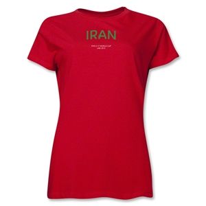 Iran 2013 FIFA U 17 World Cup UAE Womens T Shirt (Red)