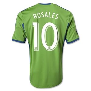 adidas Seattle Sounders FC 2013 ROSALES Primary Soccer Jersey
