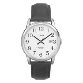 Mens Timex Easy Reader Watch   Black/Silver