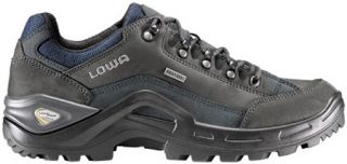 Mens Lowa Renegade II GTX® Lo   Dark Grey/Navy Nubuck Shoes