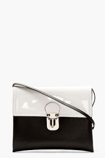 Marni Edition Black And White Eco_leather Shoulder Bag