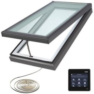 Velux VCE 3030 2004 Skylight, 301/2 x 301/2 Solar Powered Fresh AirVenting CurbMount w/Laminated LowE3 Glass
