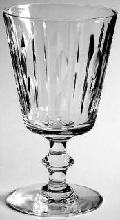 Tiffin Franciscan Ambassador Water Goblet   Stem#5322, Vertical Cuts