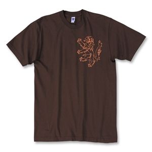 365 Inc Netherlands Lion Soccer T Shirt (Brown)