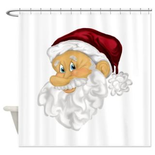  Jolly Santa Christmas Shower Curtain  Use code FREECART at Checkout