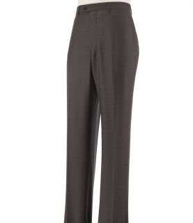 Signature Tailored Fit Mixed Weave Plain Front Trousers   Sizes 44 48 JoS. A. Ba