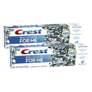 Crest Pro Health For Me Fluoride Anticavity Toothpaste   6.0 oz (2 pack)