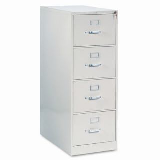 HON 210 Series 4 Drawer Legal Vertical File 214CP Finish Light Gray
