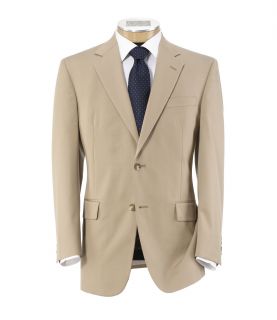 Tropical Blend 2 Button Suit with Pleated Trousers JoS. A. Bank Mens Suit