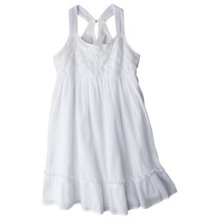Cherokee Girls Strappy Dress   Fresh White S