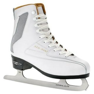 Lake Placid White STS 500 Sport Womens Ice Skate   6.0