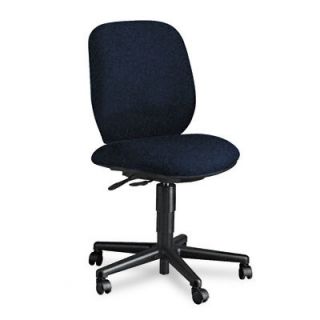 HON 6.85Mid Back Multi Task Swivel Office Chair HON7703AB10T Fabric Blue, Ar