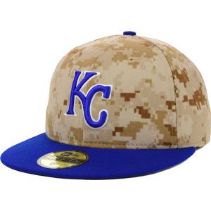 Kansas City Royals New Era MLB Authentic Collection Stars and Stripes 59FIFTY Cap