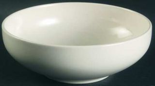 Furio Worldview Chalk Accent Soup/Cereal Bowl, Fine China Dinnerware   Solid Whi