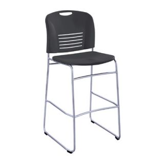 Safco Products Bistro Sled Chair 4295 Color Black