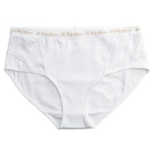 Terramar Body Sensors(R) Tech Jersey Panties   Bikini Briefs (For Women)   WHITE (M )