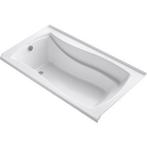 Kohler K 1229 LW 0 MARIPOSA 66 x 36 Alcove Bath with Bask Heated Surface, Inte