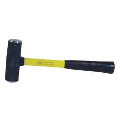 Nupla Blacksmiths 14 inch 3 pound Double Face Sledge Hammer (YellowHead weight 3 poundsHandle length 14 inchesHandle type ClassicGrip style SGHandle material FiberglassWeight 3 1/4 pounds )