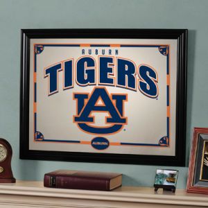 Auburn Tigers Team Framed Mirror