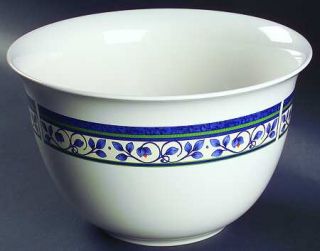 Pfaltzgraff Orleans Round Great Bowl, Fine China Dinnerware   Blue Buds/Vine, Ye
