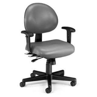OFM Vinyl 24 Hour Computer Confrence Chair with Arms 241 VAM AA 60 Finish Ch