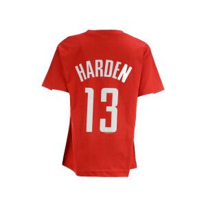 Houston Rockets James Harden Profile NBA Youth Name And Number T Shirt