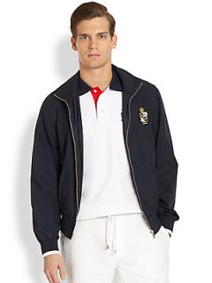 Faconnable Tennis Club Blouson Jacket   Navy