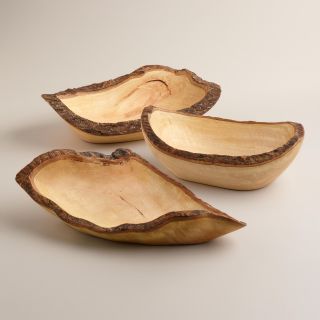 Wood Bark Bowl   World Market