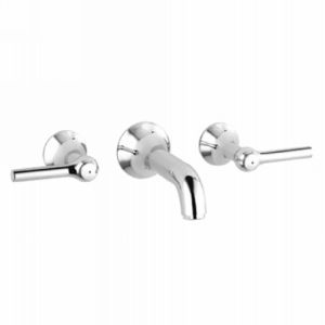 Hansgrohe 37315821 Axor Terrano Two Handle Wall Mounted Widespread Lavatory Fauc