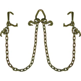 B/A Products V Chain with Hooks   Mini J , T  & R Hooks; 6 ft. Legs, Model N711 
