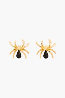 Tom Binns Gold Binsect Spider Stud Earrings